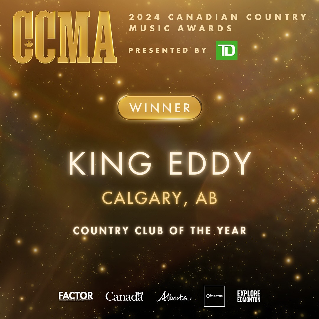 King Eddy Wins 2024 CCMA Award for Country Club of the Year King Eddy