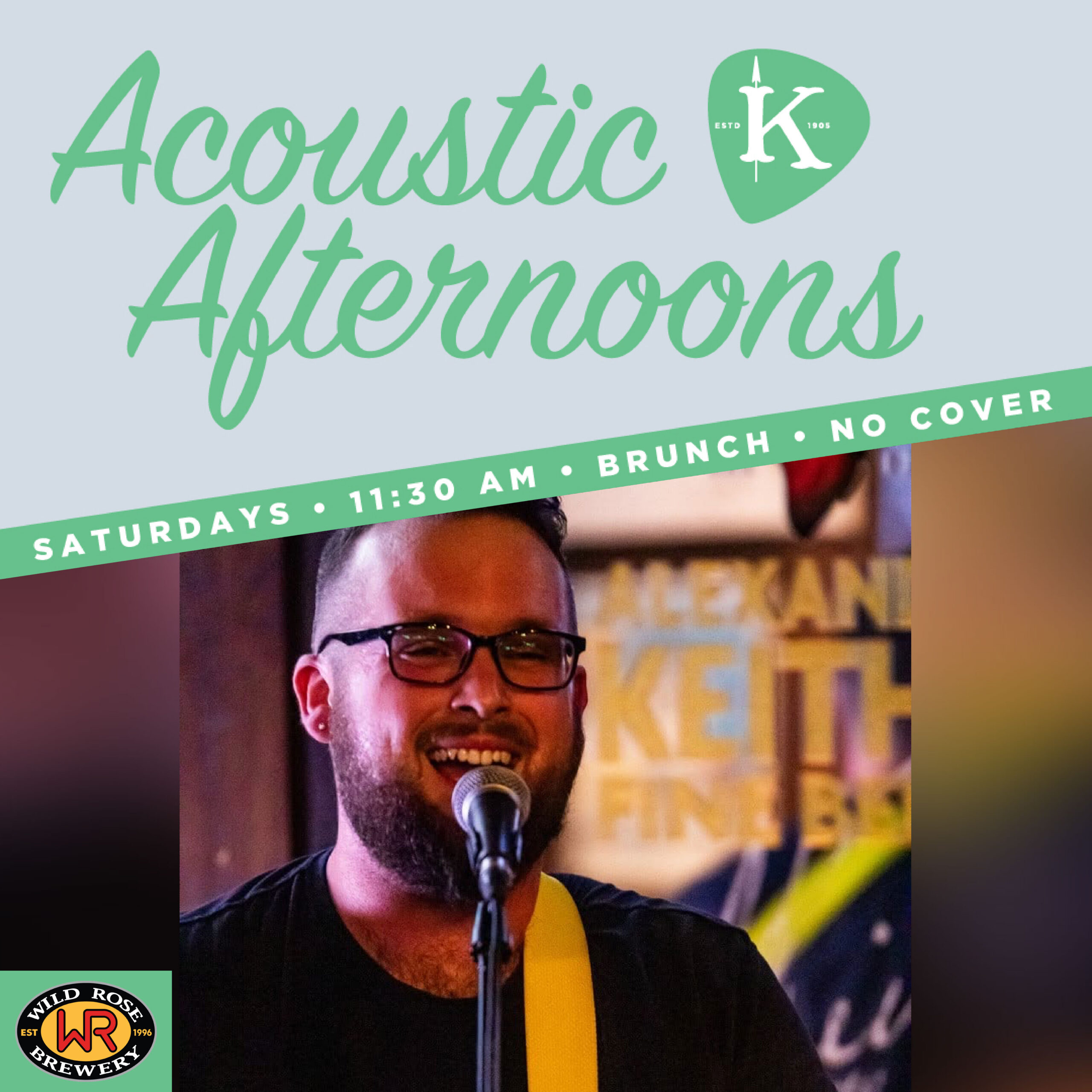 Acoustic Afternoons with Alex McKinnon event artwork from King Eddy