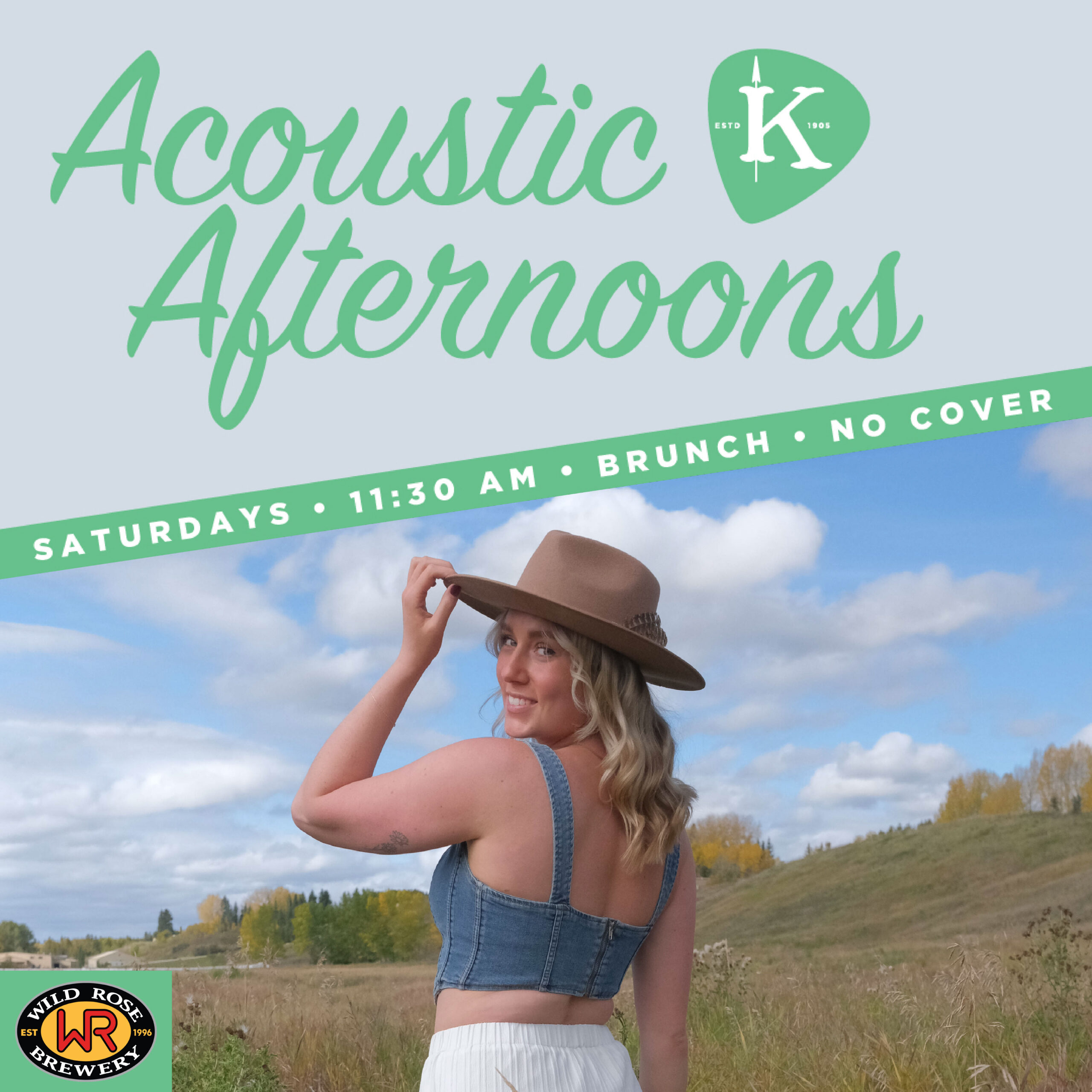 Acoustic Afternoons with Rosie Crisp event artwork from King Eddy