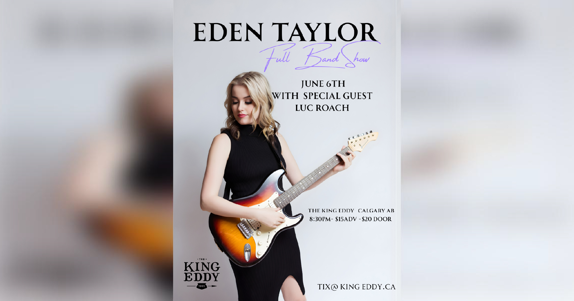 Eden Taylor with Luc Roach | King Eddy