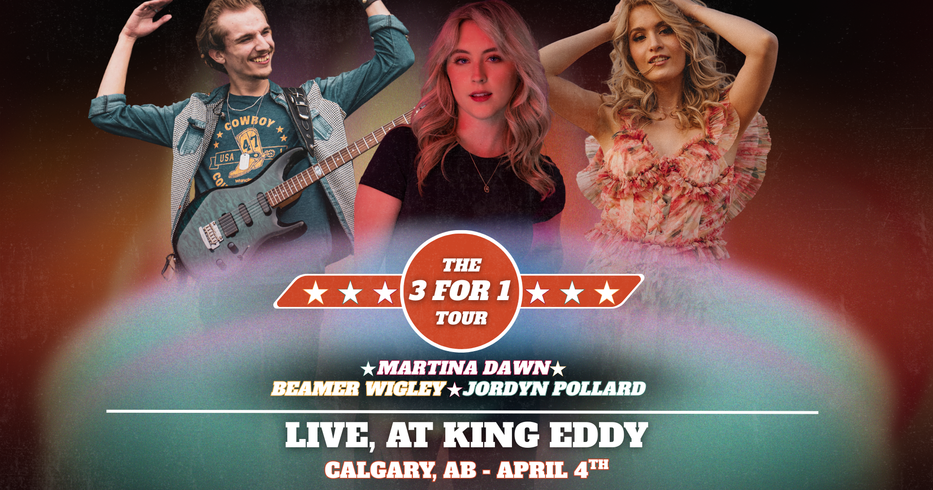 Martina Dawn, Beamer Wigley & Jordyn Pollard — The 3 For 1 Tour | King Eddy